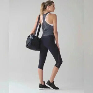 Lululemon Train Times Crop (17") Midnight Navy